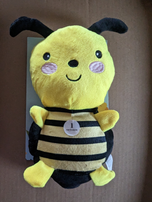 Bumble Bee Dog Toy 